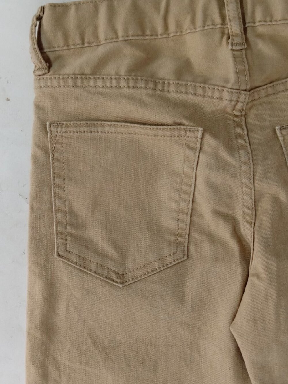 Gap Kids Boys Slim Straight Fit Khaki Tan Pants Size 14 Regular Adjustable Waist - Picture 14 of 14